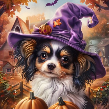 Halloween Dog Wall Art, MB-00033, Sign For Wreath, 10x10